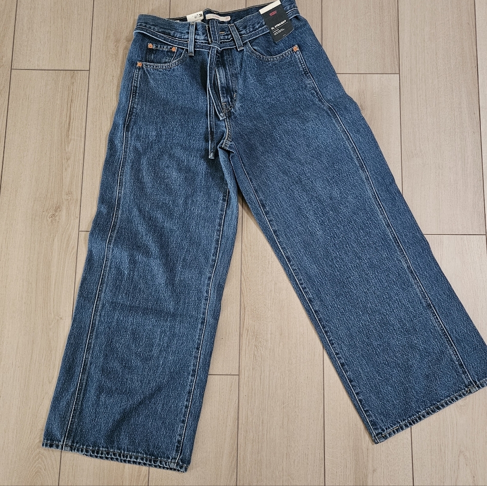 Levis Straight X Large Waist Band Jeans Size 27 ×29 - Picture 3 of 5
